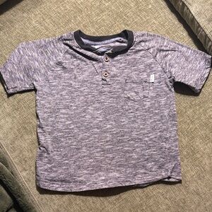 Kids Charcoal Button-Up Shirt